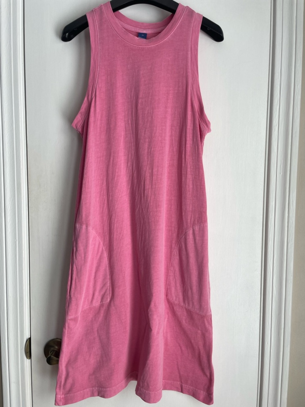 Old Navy Pink Sleeveless Pocket A-Line Dress